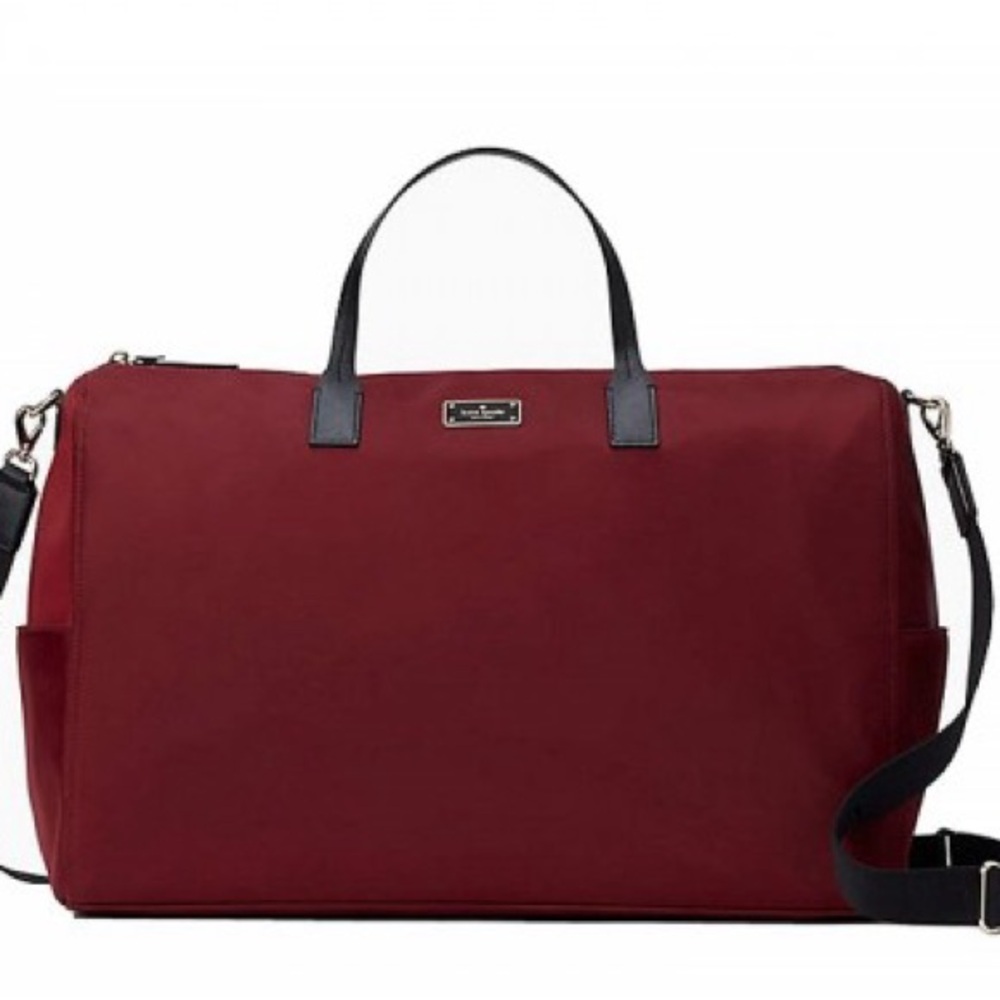Kate Spade Blake Avenue Filipa travel duffel bag in merlot